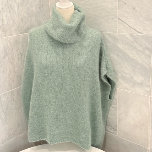 Nais Sweaters - PULL PONCHO MOHAIR ET LAINE MODELE Paris NAIS